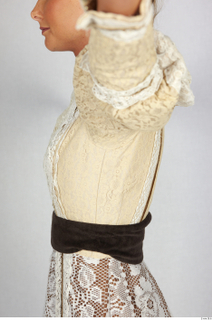 Photos Woman in Historical Dress 136 18th century beige dress…